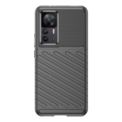 Xiaomi 12T (12T Pro) Twill твердый силиконовый чехол (TPU) - черный | Vacins.lv