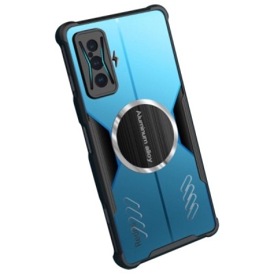 Xiaomi Poco F4 GT Magnetic усиленный защитный прозрачный чехол из твердого силикона (TPU) с черной окантовкой | Vacins.lv