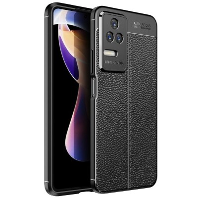 Xiaomi Poco F4 5G FOCUS твердый силиконовый чехол (TPU) - черный | Vacins.lv
