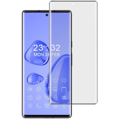 Google Pixel 7 Pro „Imak“ 3D Tempered Glass усиленная защита, черное защитное стекло с полным покрытием 0,2 мм | Vacins.lv