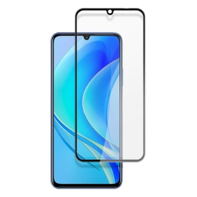 Huawei Nova Y70 „Mocolo“ 2.5D 9H Tempered Glass усиленная защита, черное защитное стекло с полным покрытием толщиной 0,26 мм | V