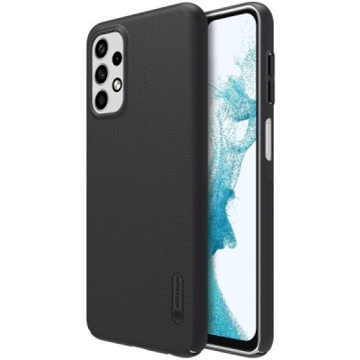 Nillkin Frosted Shield Samsung Galaxy A23 5G (SM-A236B, SM-A235F) melns plastmasas futrālis | Vacins.lv