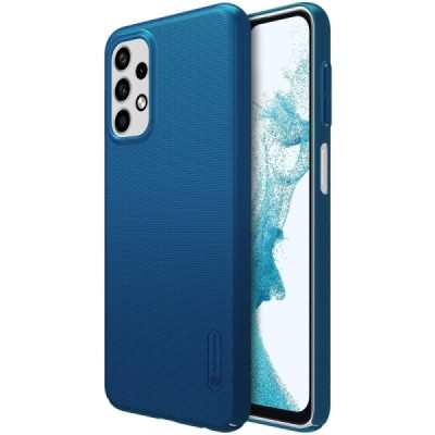 Nillkin Frosted Shield Samsung Galaxy A23 5G (SM-A236B, SM-A235F) zils plastmasas futrālis | Vacins.lv