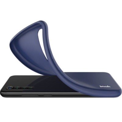 Samsung Galaxy A23 5G (SM-A236B, SM-A235F) „Imak“ cieta silikona (TPU) zils apvalks | vacins.lv