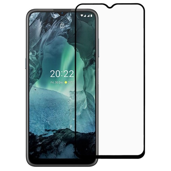 „Calans“ Tempered Glass защитное стекло 0,26 мм - чёрный (Nokia G11 / G21)