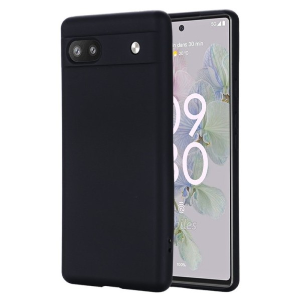 Твердый силиконовый чехол (TPU) „Shell“ - чёрный (Pixel 6A)