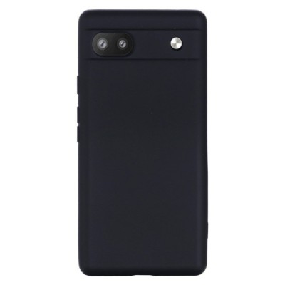 Google Pixel 6A Shell (TPU) твердый силиконовый чехол - чёрный | Vacins.lv