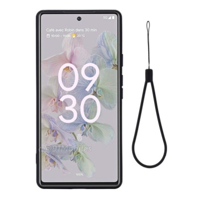 Google Pixel 6A Shell (TPU) твердый силиконовый чехол - чёрный | Vacins.lv