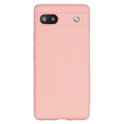 Google Pixel 6A Shell (TPU) твердый силиконовый чехол - розовый | Vacins.lv