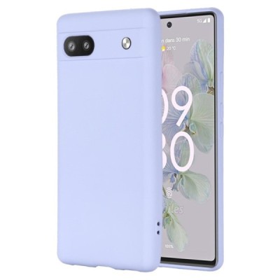 Google Pixel 6A Shell cieta silikona (TPU) apvalks - violets | vacins.lv
