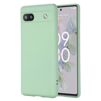 Google Pixel 6A Shell cieta silikona (TPU) apvalks - zaļš | Vacins.lv