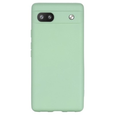 Google Pixel 6A Shell cieta silikona (TPU) apvalks - zaļš | Vacins.lv