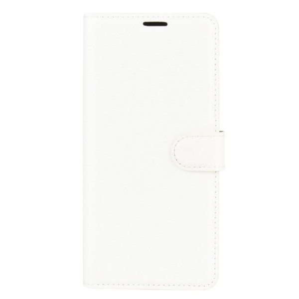 „Litchi“ atvēramais maciņš - balts (Mi Note 10 Lite)