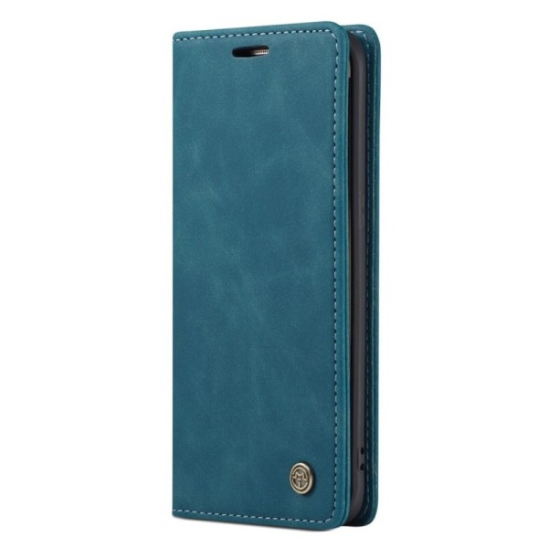 Кожиный чехол-книжка „CaseMe“ Retro - зелёный (Galaxy S7 Edge)