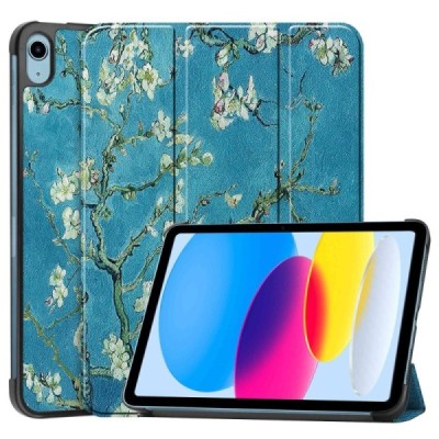 Apple iPad 10.9" 2022 (A2757, A2777) „Sakura“ atvēramais krāsains, maciņš | Vacins.lv