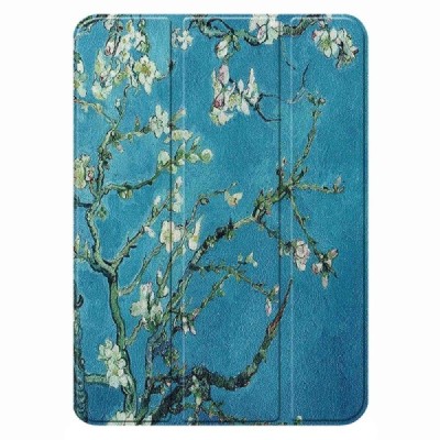 Apple iPad 10.9" 2022 (A2757, A2777) „Sakura“ открываемый разноцветный кожаный чехол - книжка | Vacins.lv
