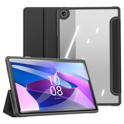 Lenovo Tab M10 Plus 10.6" Gen 3 „Dux Ducis“ Toby чёрный кожаный чехол-книжка (складной) | Vacins.lv