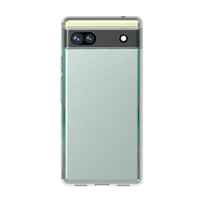Твердый силиконовый чехол (TPU) для Google Pixel 6A - прозрачный | Vacins.lv