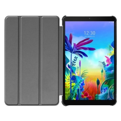 LG G Pad 5 10.1 (LM-T600L) чёрный кожаный чехол-книжка (складной) | Vacins.lv