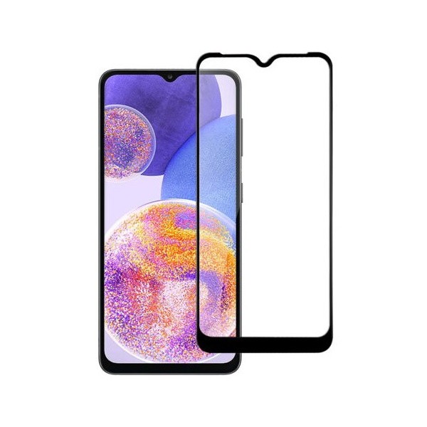 „Guardian“ Tempered Glass ekrāna aizsargstikls 0.26 mm - melns (Galaxy A23 5G / A23 4G)