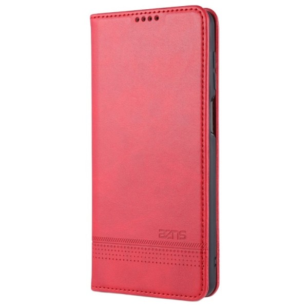 Чехол-книжка „AZNS“ Retro - красный (Redmi Note 9 Pro)