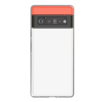 Твердый силиконовый чехол (TPU) для Google Pixel 6 Pro - прозрачный | Vacins.lv