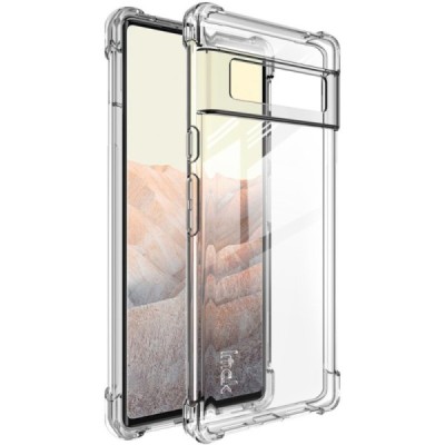 Google Pixel 6 Pro Imak усиленный твердый силиконовый чехол TPU прозрачный, задняя часть + защитная пленка для экрана | Vacins.l