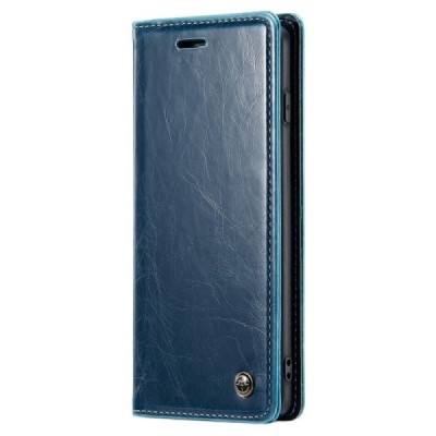 Samsung Galaxy S10 (G973) „CaseMe“ Leather открываемый синий кожаный чехол - книжка | Vacins.lv