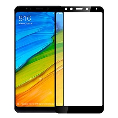 Xiaomi Redmi 5 „Rurihai“ Tempered Glass melns ekrāna aizsargstikls 2.5D | Vacins.lv
