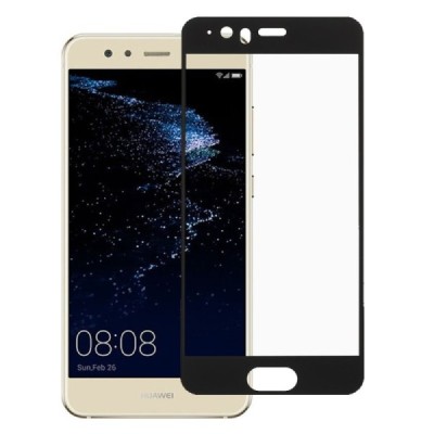 Huawei P10 Calans Tempered Glass melns ekrāna aizsargstikls | Vacins.lv