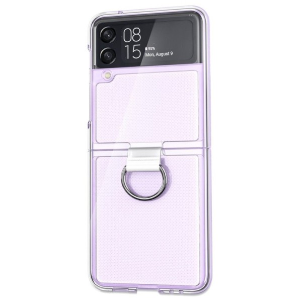 „Ring“ plastmasas apvalks - dzidrs (Galaxy Z Flip3)