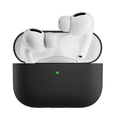 Apple AirPods Pro 2 silikona melns maciņš austiņām | Vacins.lv
