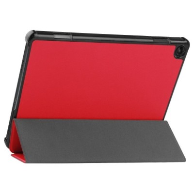 Lenovo Tab M10 10.1" Gen 3 (TB-328XU, TB-328FU) atvēramais sarkans maciņš | Vacins.lv