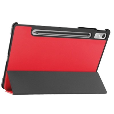 Lenovo Tab P11 Pro 11.2" Gen 2 красный кожаный чехол-книжка (складной) | Vacins.lv