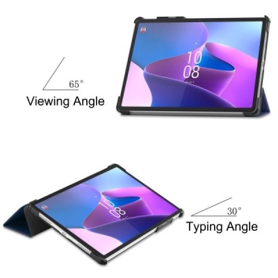 Lenovo Tab P11 Pro 11.2" Gen 2 синий кожаный чехол-книжка (складной) | Vacins.lv