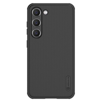 Samsung Galaxy S23+ (SM-S916) „Nillkin“ Frosted Shield Pro чёрный чехол | Vacins.lv
