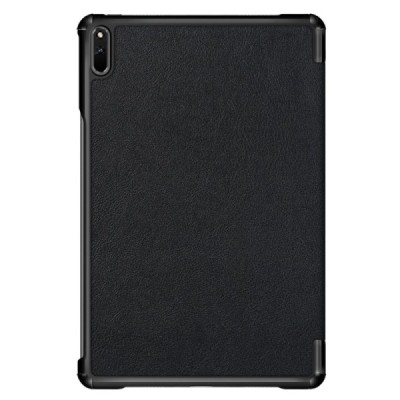 Huawei MatePad 11'' (2021) чёрный кожаный чехол-книжка (складной) | Vacins.lv