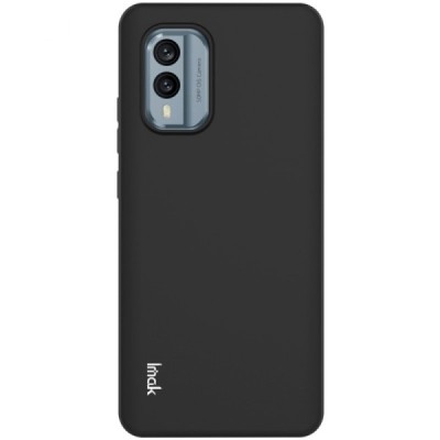 Nokia X30 5G Imak cieta silikona (TPU) melns vāciņš | Vacins.lv