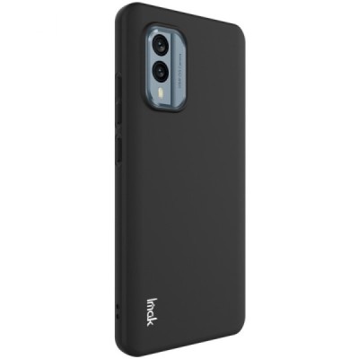 Nokia X30 5G Imak cieta silikona (TPU) melns vāciņš | Vacins.lv