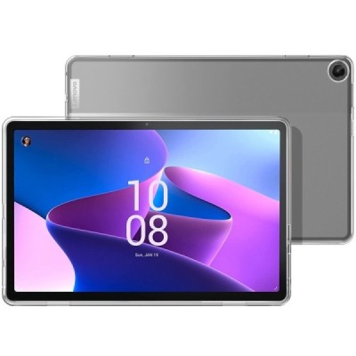Lenovo Tab M10 10.1" Gen 3 (TB-328XU, TB-328FU) твердый силиконовый чехол - прозрачный | Vacins.lv