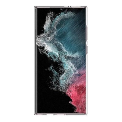 Твердый силиконовый чехол (TPU) для Samsung Galaxy S23 Ultra (SM-S918) - прозрачный | Vacins.lv