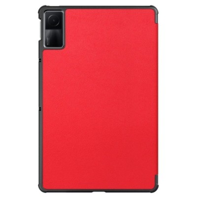 Xiaomi Redmi Pad 10.6" красный кожаный чехол-книжка (складной) | Vacins.lv