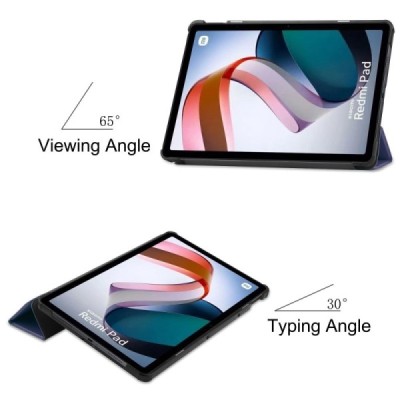 Xiaomi Redmi Pad 10.6" atvēramais ādas zils maciņš | Vacins.lv