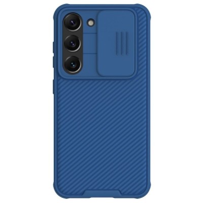 Samsung Galaxy S23+ (SM-S916) „Nillkin“ CamShield Pro синий чехол с защитной крышкой для камеры | Vacins.lv