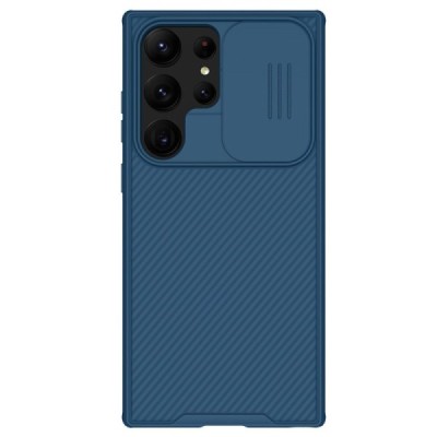 Samsung Galaxy S23 Ultra (SM-S918) „Nillkin“ CamShield Pro zils apvalks | vacins.lv