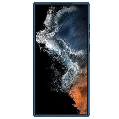 Samsung Galaxy S23 Ultra (SM-S918) „Nillkin“ CamShield Pro синий чехол с защитной крышкой для камеры | Vacins.lv