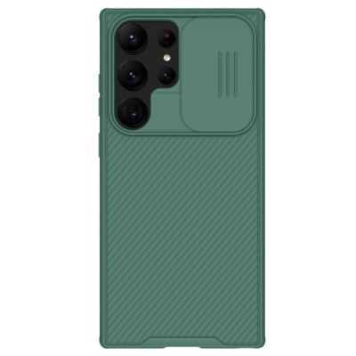 Samsung Galaxy S23 Ultra (SM-S918) „Nillkin“ CamShield Pro zaļš apvalks | Vacins.lv
