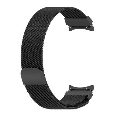 Миланские умные часы (Samsung Galaxy Watch 4/4 Classic) чёрный браслет | Vacins.lv