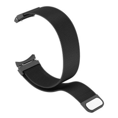 Миланские умные часы (Samsung Galaxy Watch 4/4 Classic) чёрный браслет | Vacins.lv