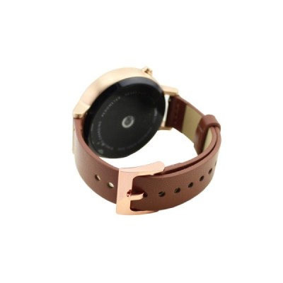 Умные часы Motorola Moto 360 Deluxe с коричневый кожаным ремешком | Vacins.lv